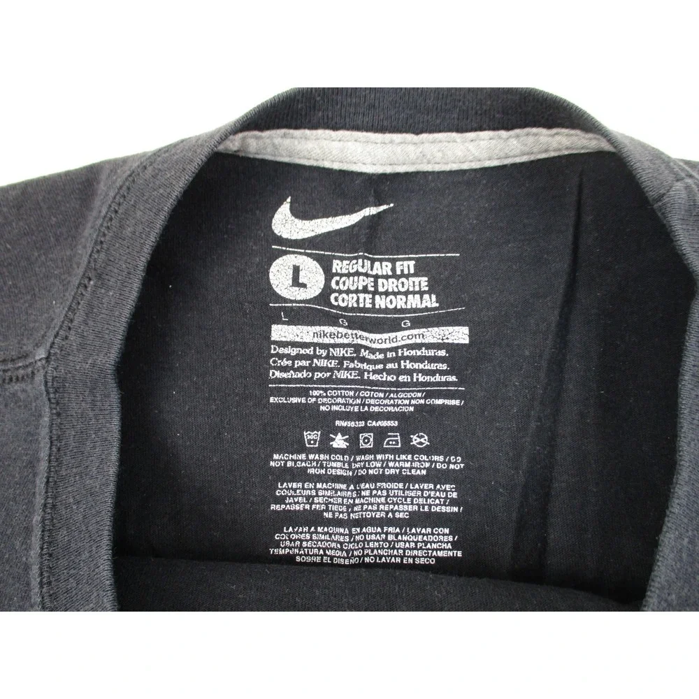 Nike Shirt Mens Large Black Kobe 8 Black Mamba 2012 Christmas‎
